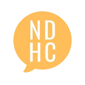 yellow bubble with NDHC 