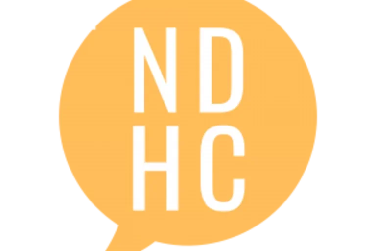 yellow bubble with NDHC 