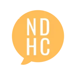 yellow bubble with NDHC 