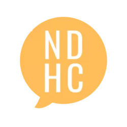 yellow bubble with NDHC 
